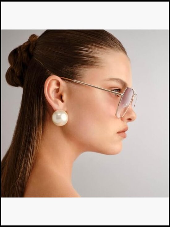 Aviator Sunglasses Metal Frame Polycarbonate Lenses main image 6